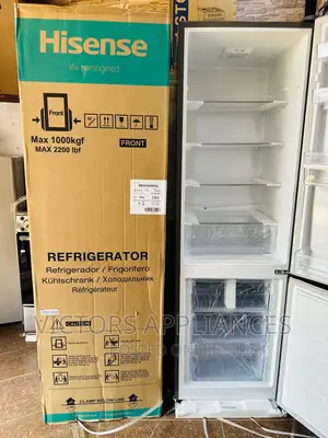 Hisense 341L Double Door Refrigerator With Water Dispenser