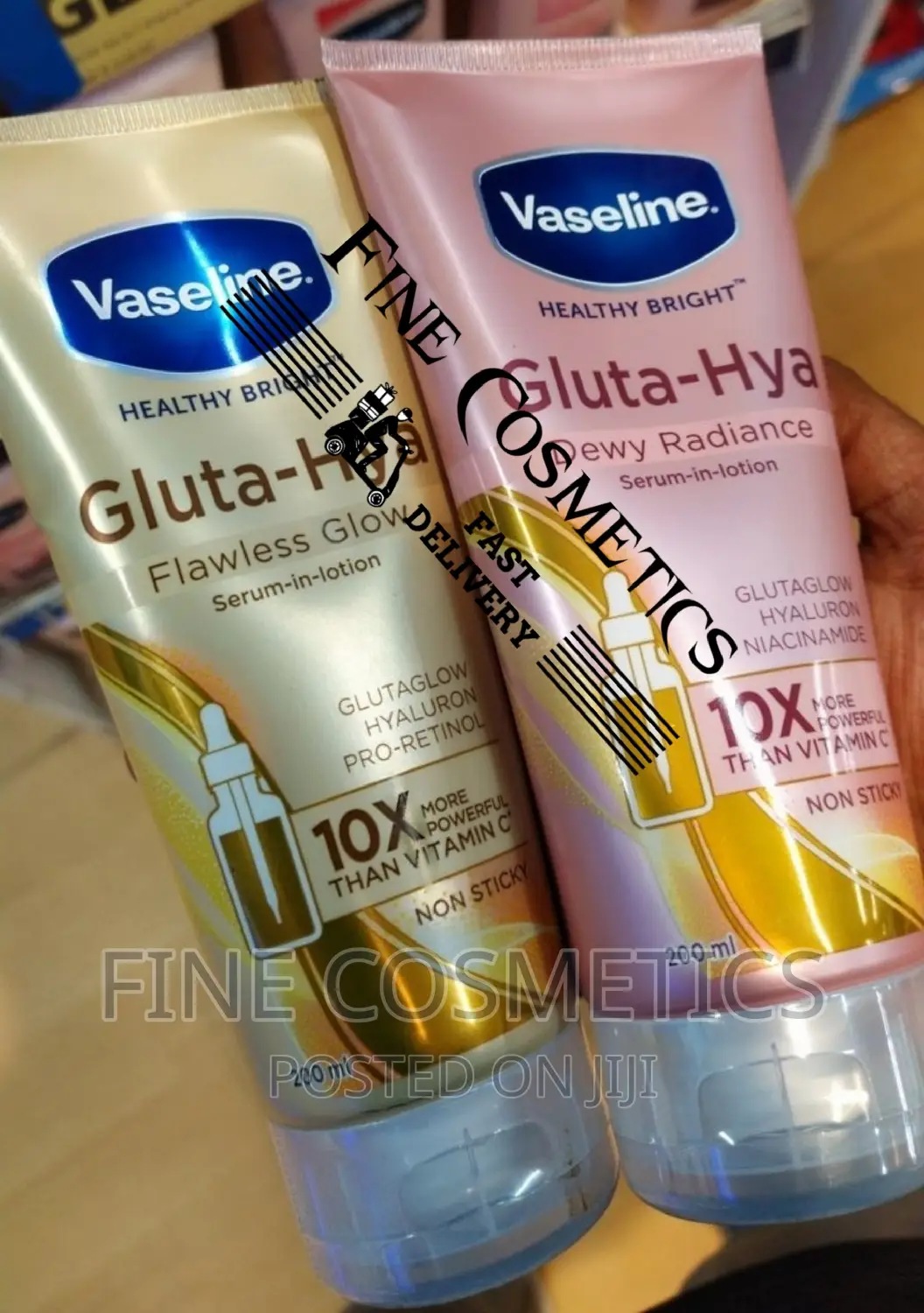 1pc Vaseline Healthy Bright Gluta-Hya Serum Burst Lotion