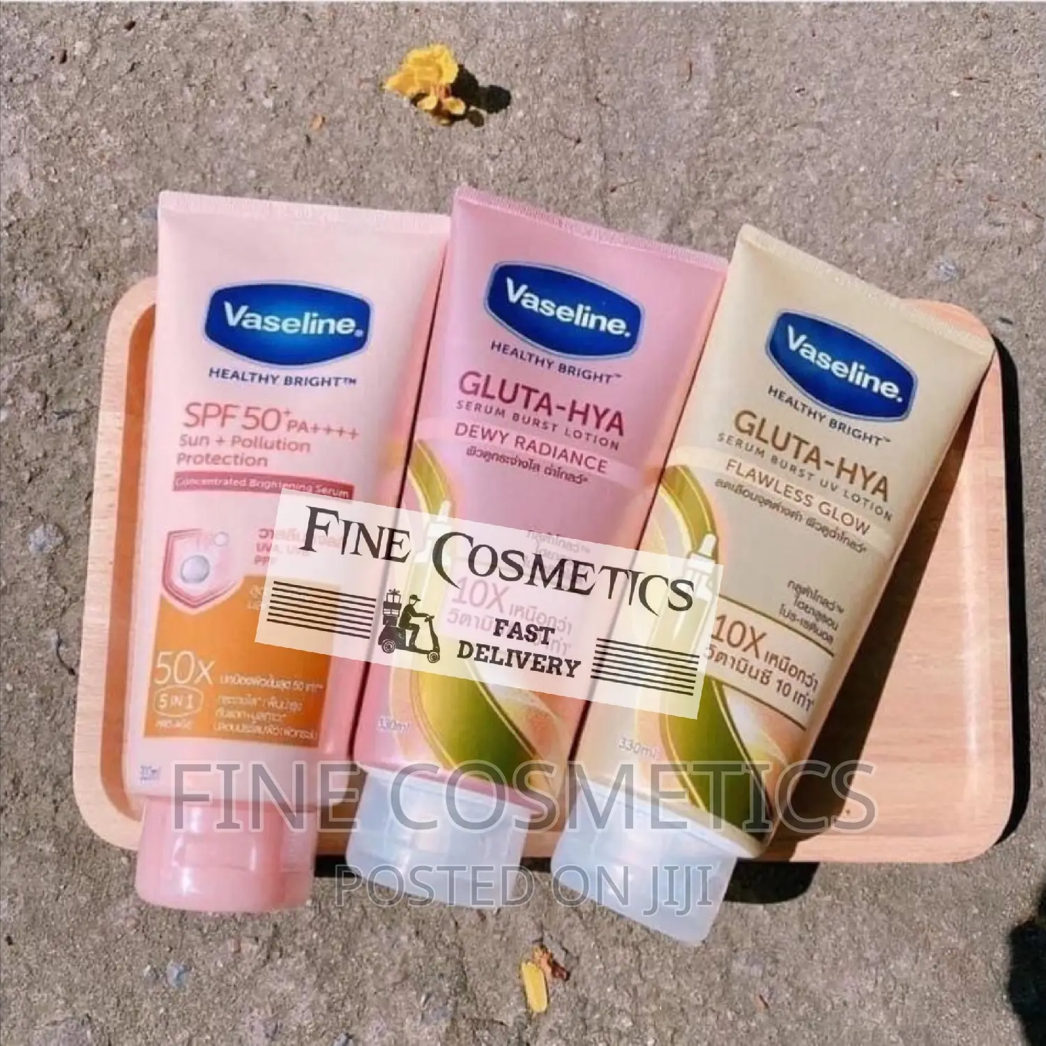 1pc Vaseline Healthy Bright Gluta-Hya Serum Burst Lotion