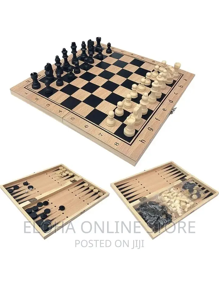 3 in 1 Chess Board