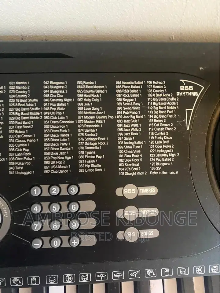 Excellent Quality MK-2089 Portable 61key Electronic Keyboard