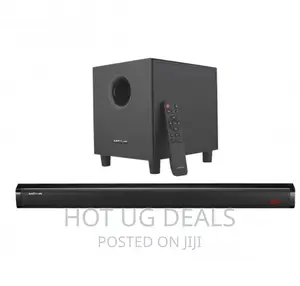 Photo - Sound Bar System Channel Hifi Enabled Speakers - Black