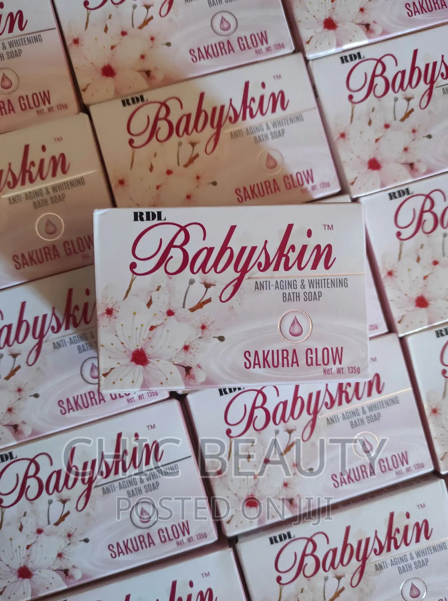RDL Sakura Baby Skin Lightening Soap. Anti Aging 135g