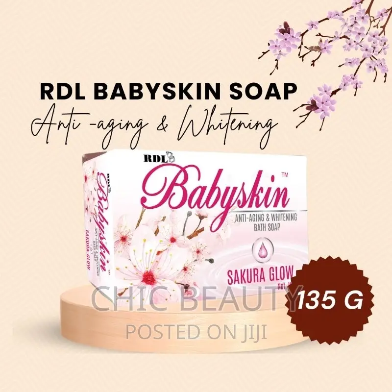 RDL Sakura Baby Skin Lightening Soap. Anti Aging 135g