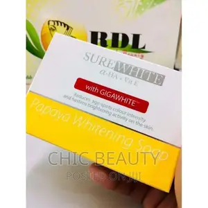 RDL Surewhite Soap 135g, Brightens Skins, for Dark Spots.