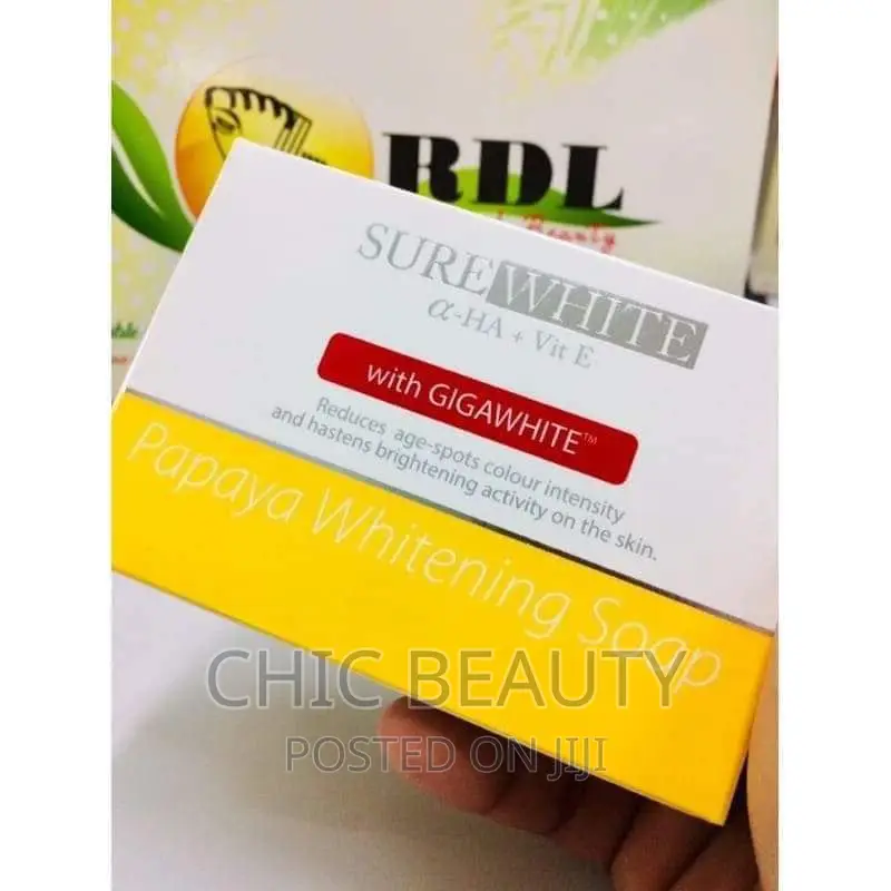 RDL Surewhite Soap 135g, Brightens Skins, for Dark Spots.