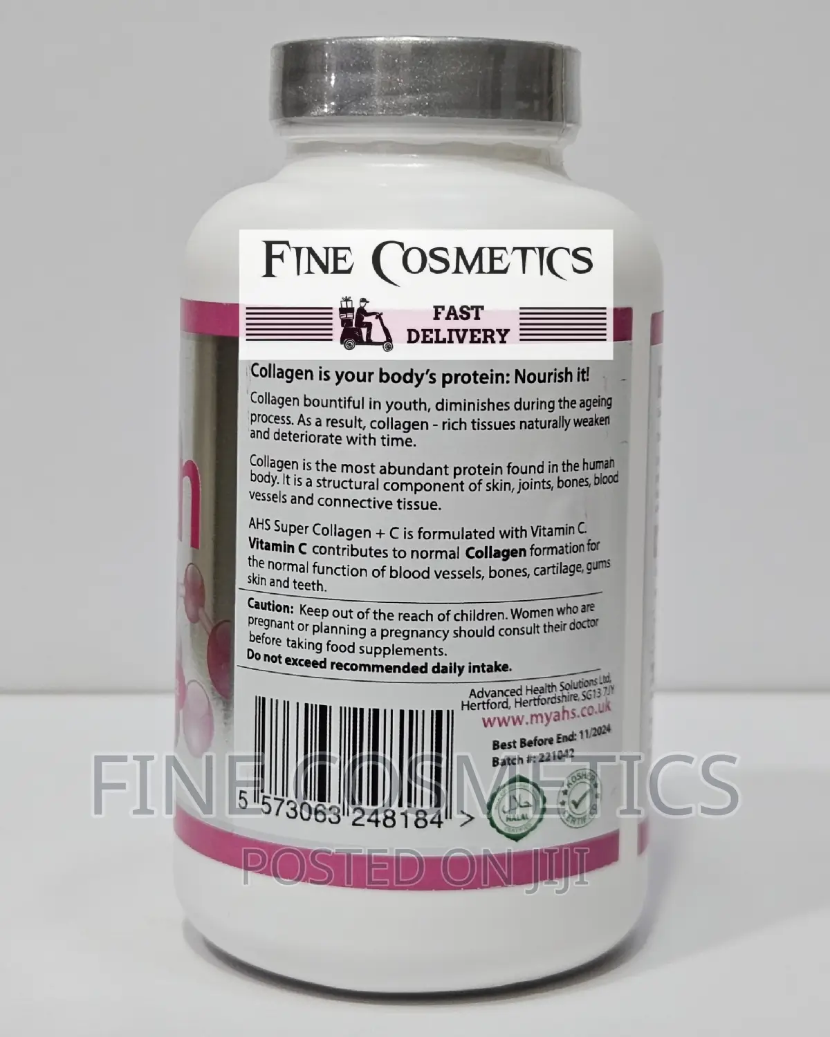 Super Collagen + Vitamin C Tablets 1000mg for Skin and Hair.