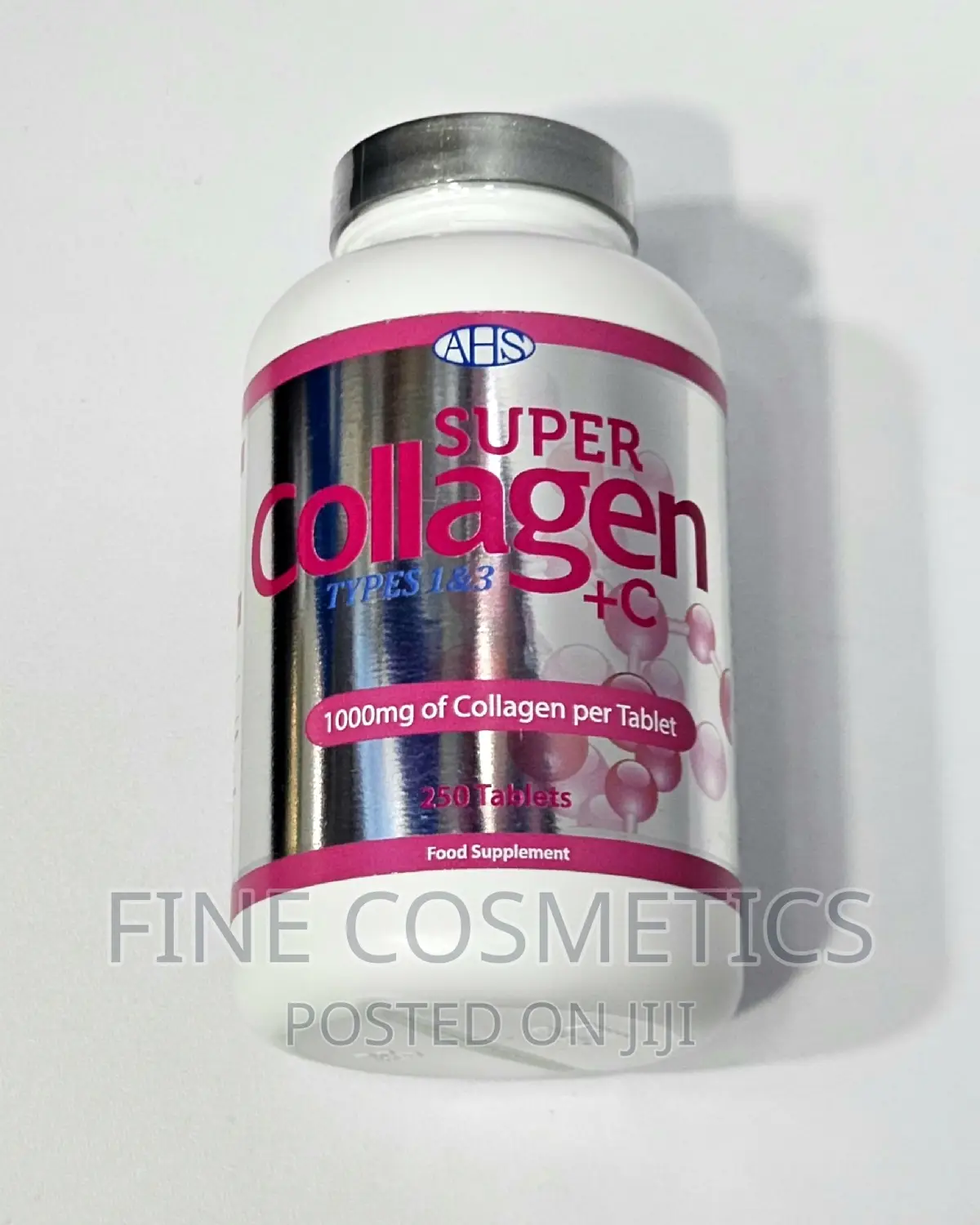 Super Collagen + Vitamin C Tablets 1000mg for Skin and Hair.