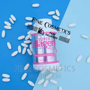 Super Collagen + Vitamin C Tablets 1000mg for Skin and Hair.