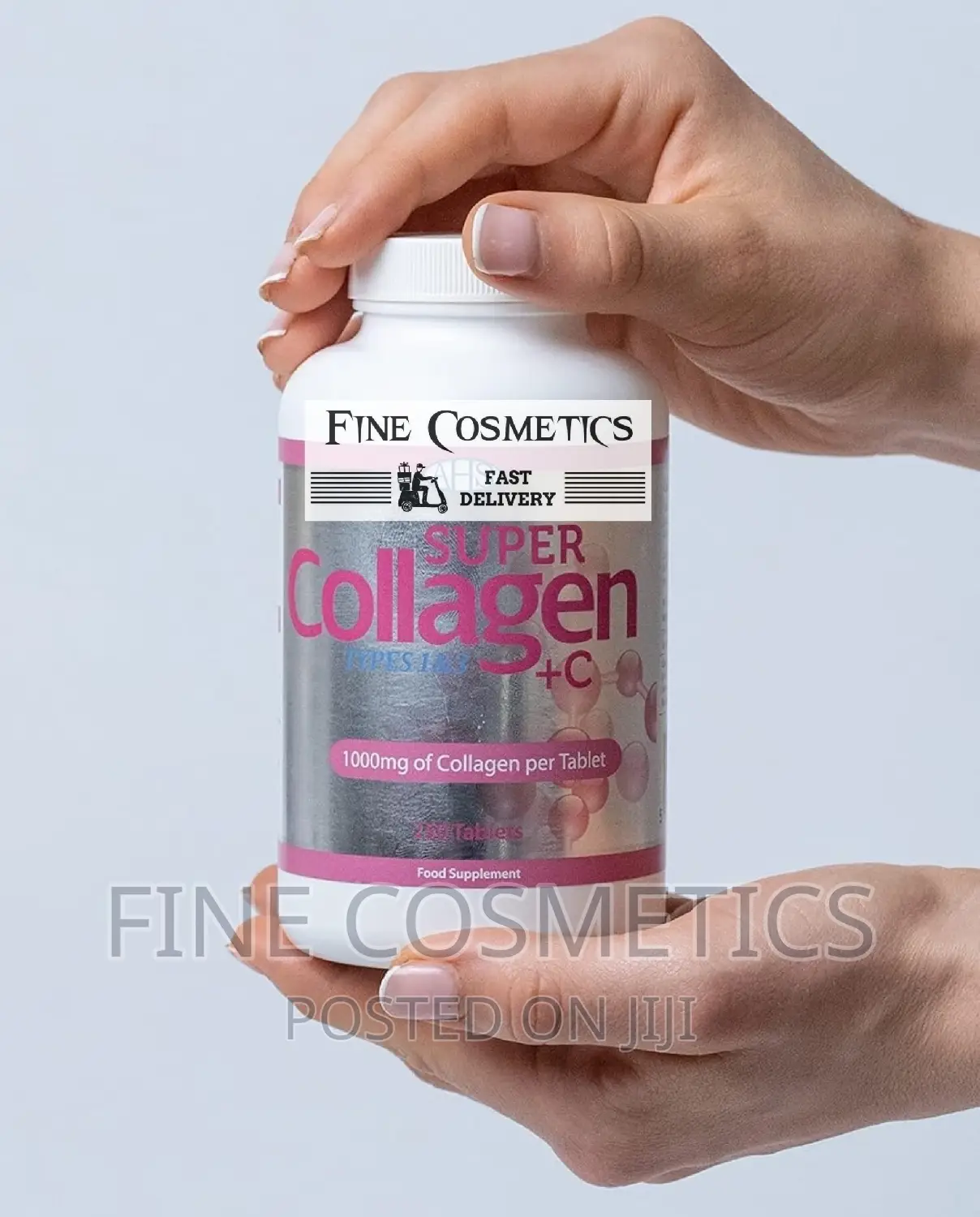 Super Collagen + Vitamin C Tablets 1000mg for Skin and Hair.