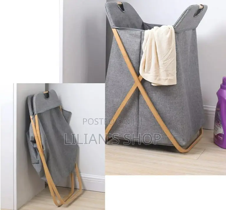 Foldable Collapsible Large Laundry Basket