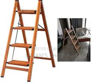 Wooden Ladder With Anti Slip Rubber