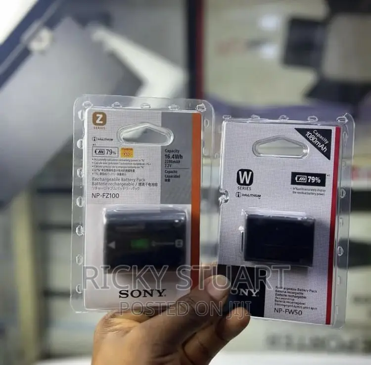 Sony NPFW50 W and NPFZ100 Z Series Rechargeable Battery Pack