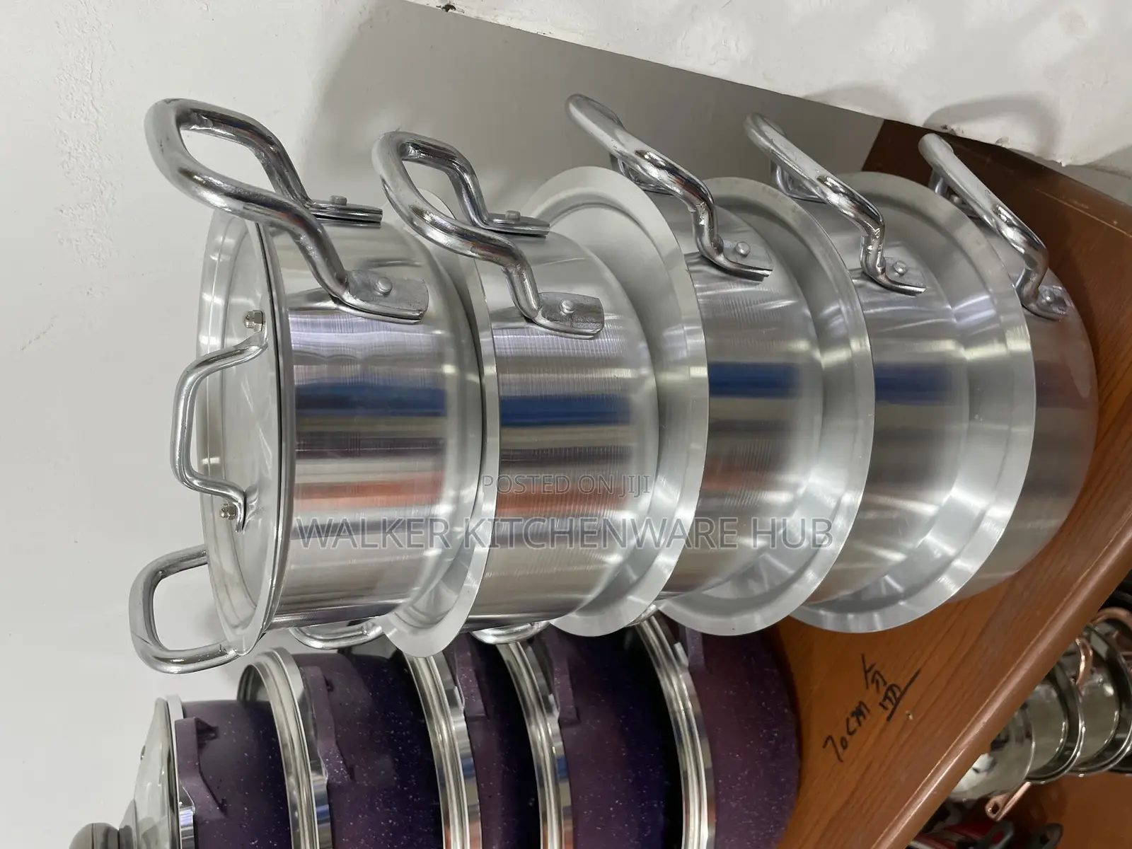 5pc Set Stainless Steel Serving Cookware Dishes