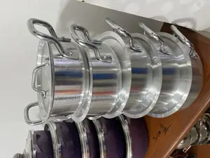 5pc Set Stainless Steel Serving Cookware Dishes