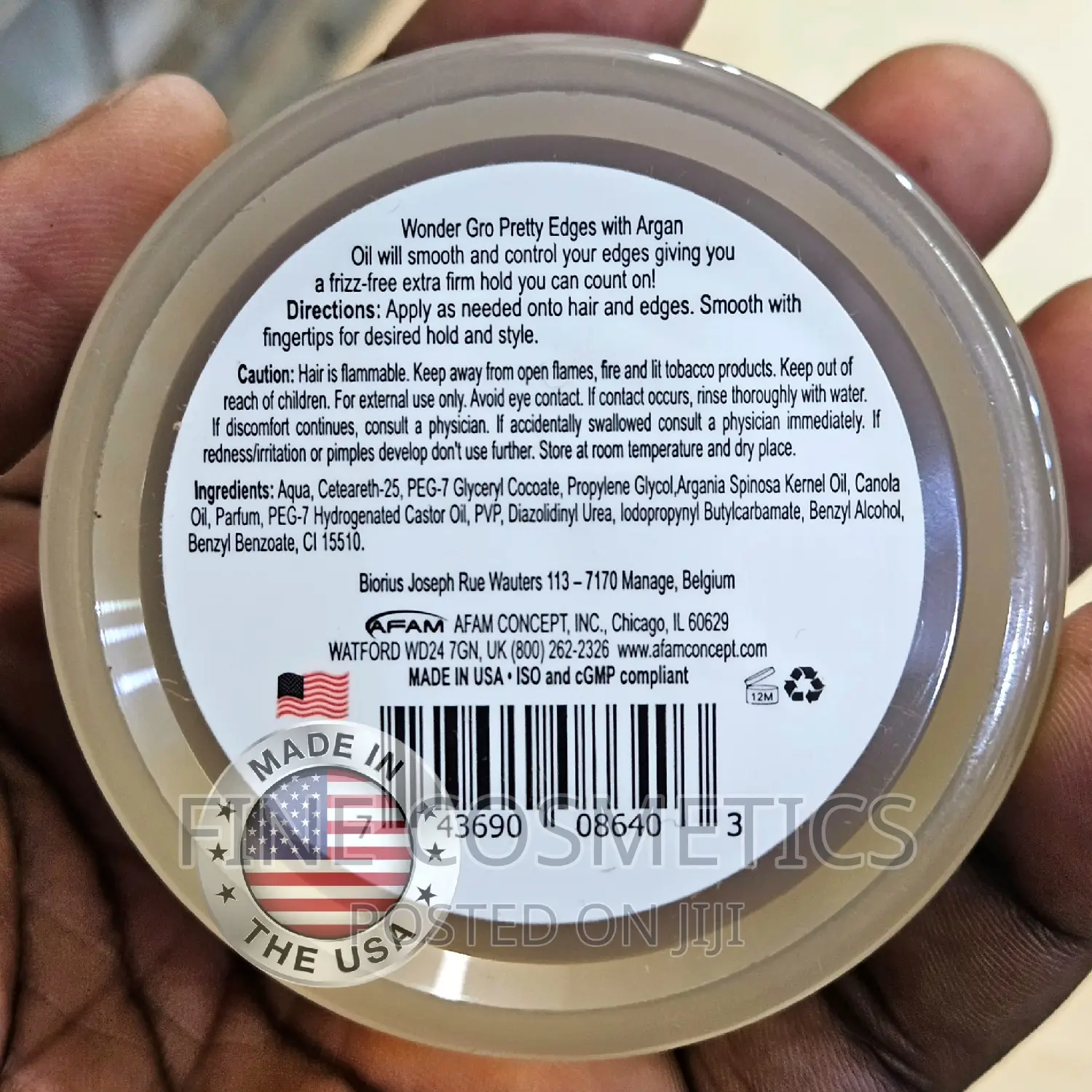 EDGE CONTROL GEL | Pretty Edges Baby Hair Gel by Wonder Gro.