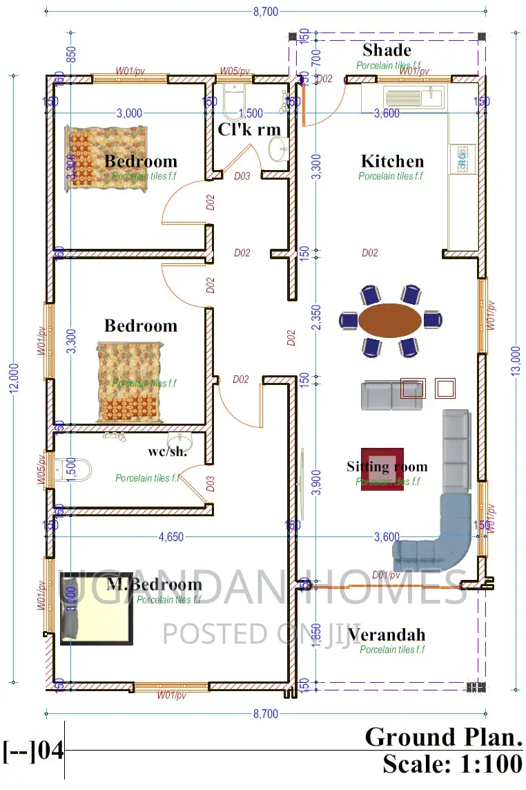3bdrm Bungalow in Palisades Estate, Wakiso / Wakiso for sale in Wakiso