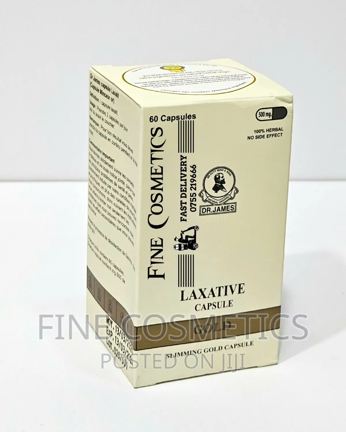Dr James Slimming Gold Laxativ Weight Loss Fat Burner 60caps