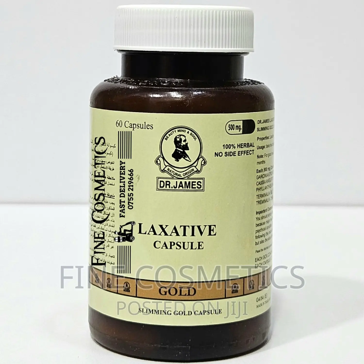 Dr James Slimming Gold Laxativ Weight Loss Fat Burner 60caps
