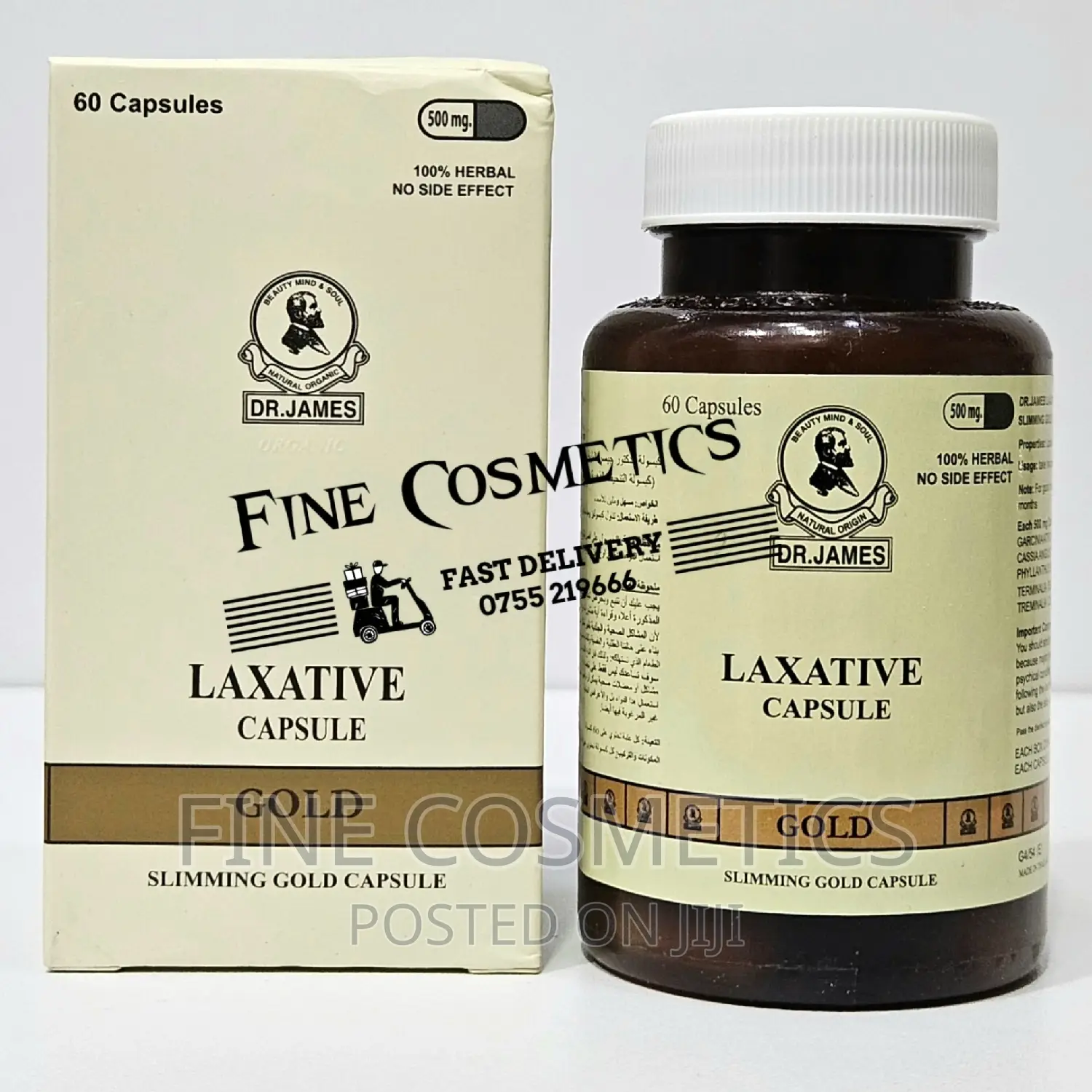 Dr James Slimming Gold Laxativ Weight Loss Fat Burner 60caps