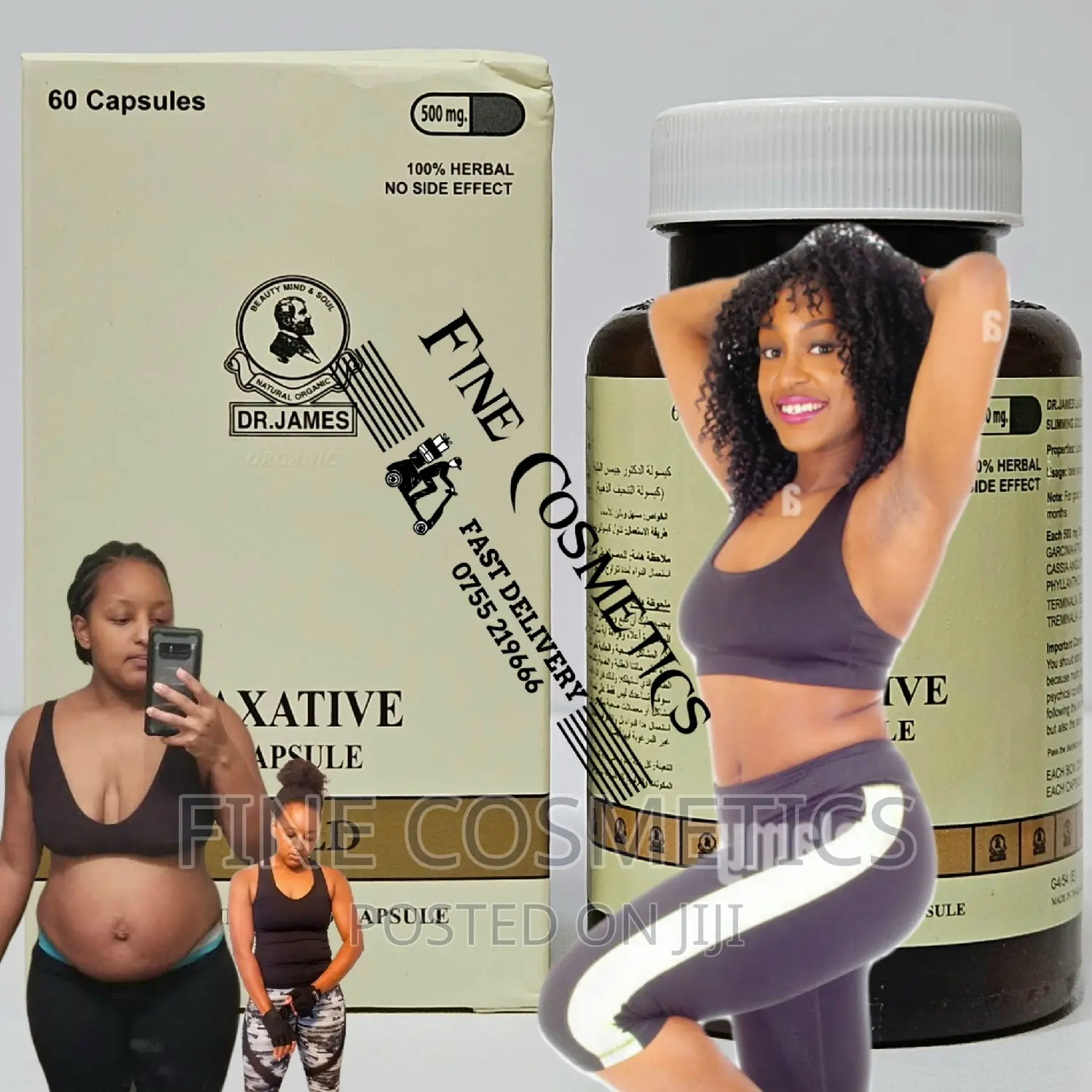 Dr James Slimming Gold Laxativ Weight Loss Fat Burner 60caps