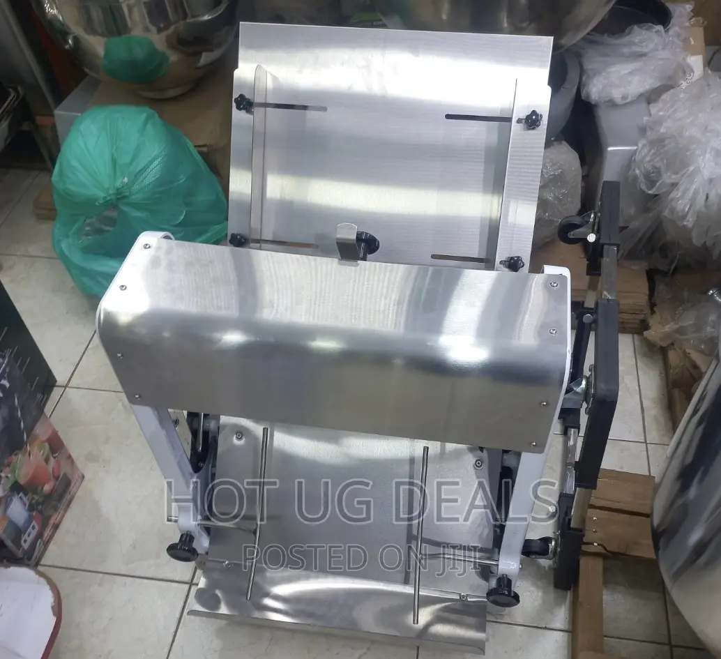 Stainless Steel Table Top Bread Slicer - Silver /Grey