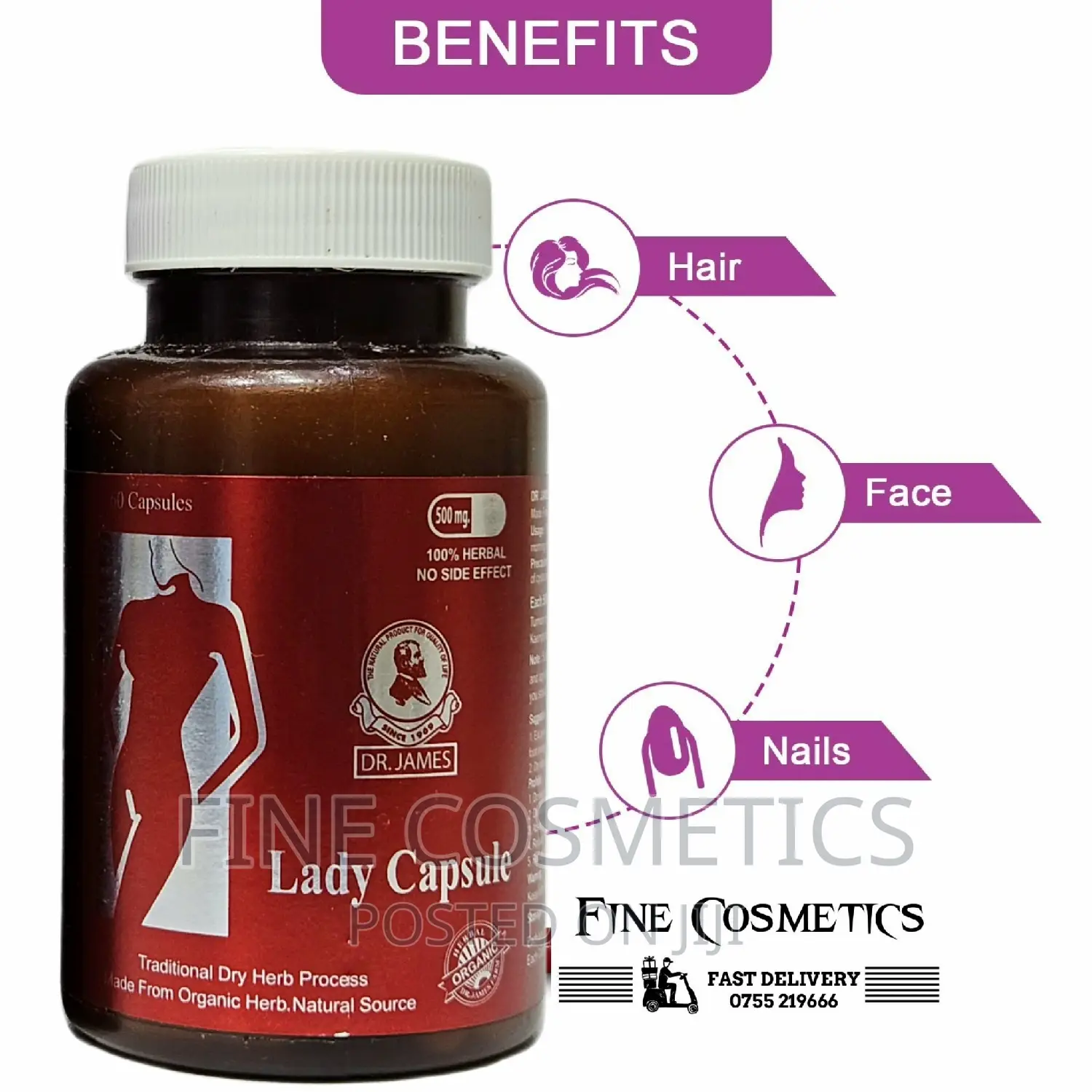 Dr James Beauty Booster Lady Capsules Multivitamin Capsules