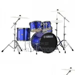 Photo - Yamaha Drums Blue Set/Kit.