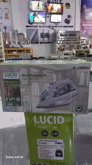 LUCID Electric Steam Flat Irons \\ 2000w \\ JP-2086A 