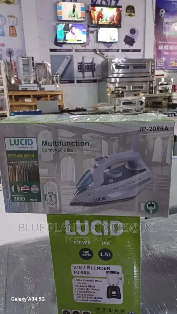 LUCID Electric Steam Flat Irons \\ 2000w \\ JP-2086A 