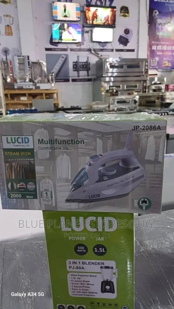 LUCID Electric Steam Flat Irons \\ 2000w \\ JP-2086A 
