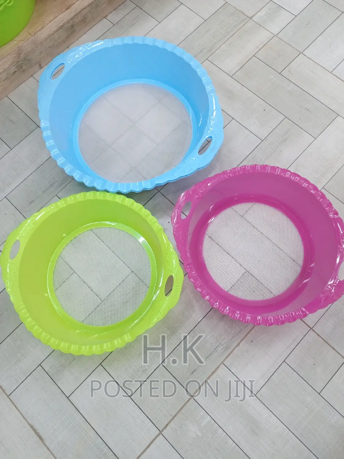 3pc Plastic Sieve Set /Strainer Set