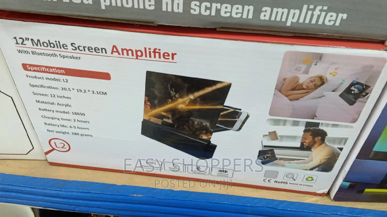 Amplifier 12 Inch Large Screen Usb Rechargeable Amplifier