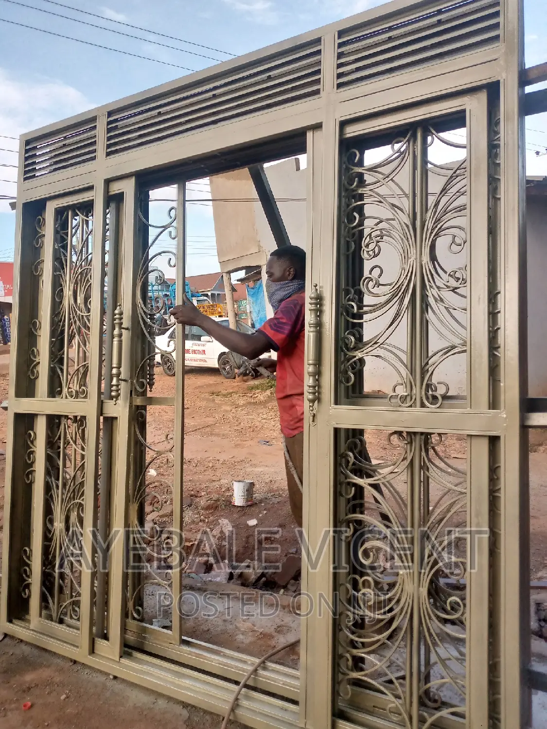 Sliding Main Doors at Vicentz Steal and Aluminium Works