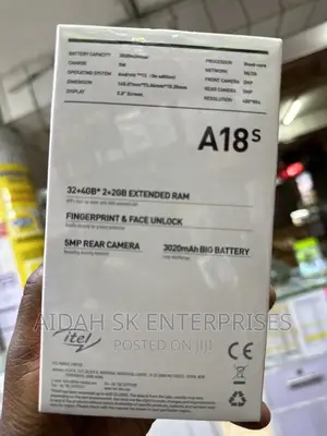 New Itel A18s 32 GB Gold