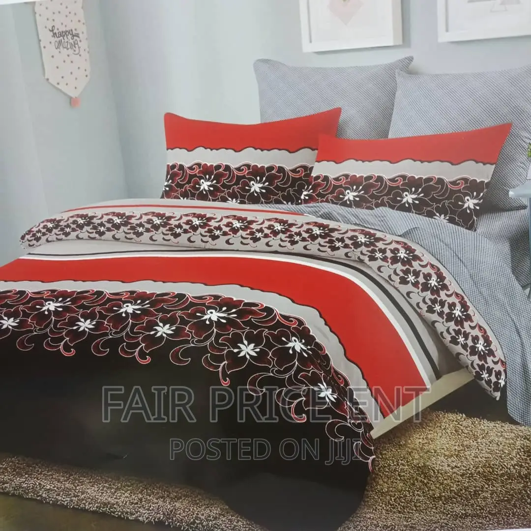 Executive Duvet Cover Sets of 12pcs.6x6.( Red)