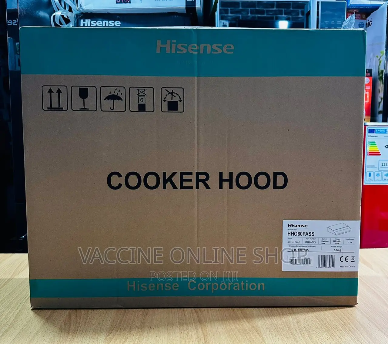 Hisense Cooker Hood 60cm/ Hisense Cooker Hood 60cm