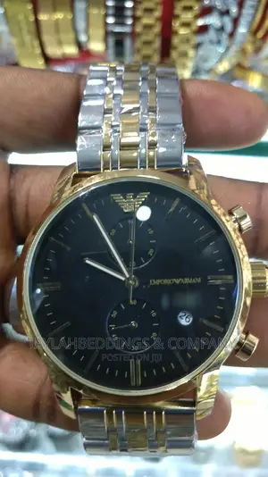 Emporio Armani Silver Men's Chronograph Watch AR80009