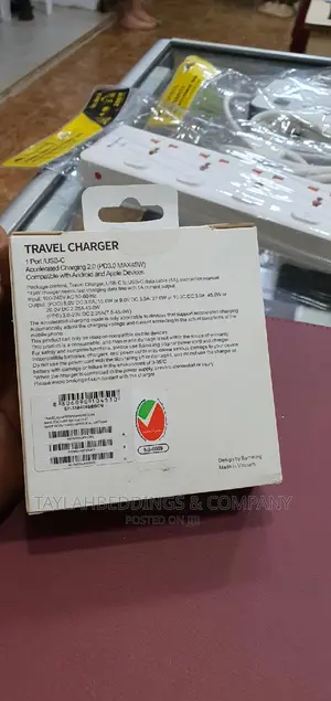 Samsung USB-C 25W PD Adapter Mobile Phone Charger (2 Pin)