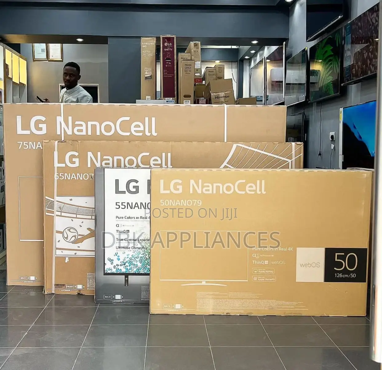 Lg 50, 55, 65,75inch Uhd Smart TVS Available