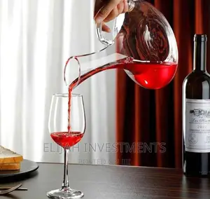 Wine Decanter With 6 Glasses