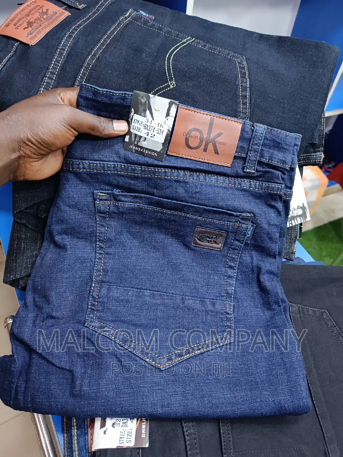 Men Stretching Jeans Size 40 42