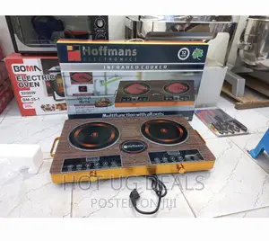 Hoffmans 2 Burner Infrared Cooker Hot Plate Stove Cooker