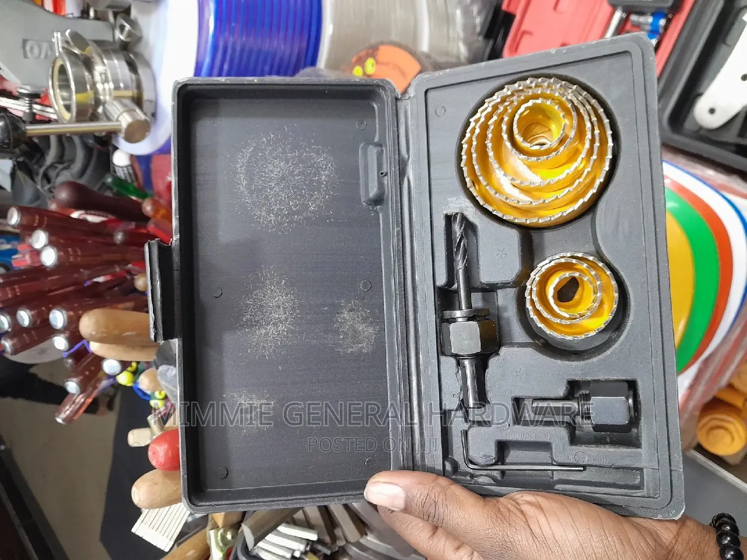 Wood Hole Saw Set 19,24,28,32,38,44,53,64mm