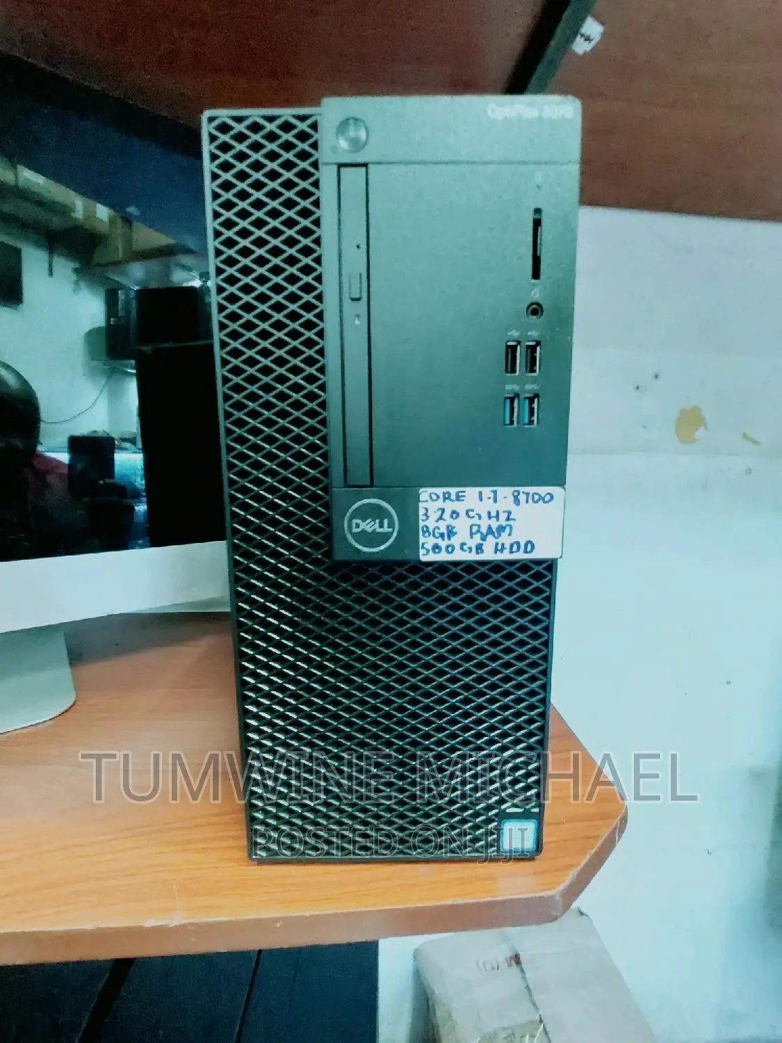 Desktop Computer Dell OptiPlex 7060 8GB Intel Core I7 HDD 1T