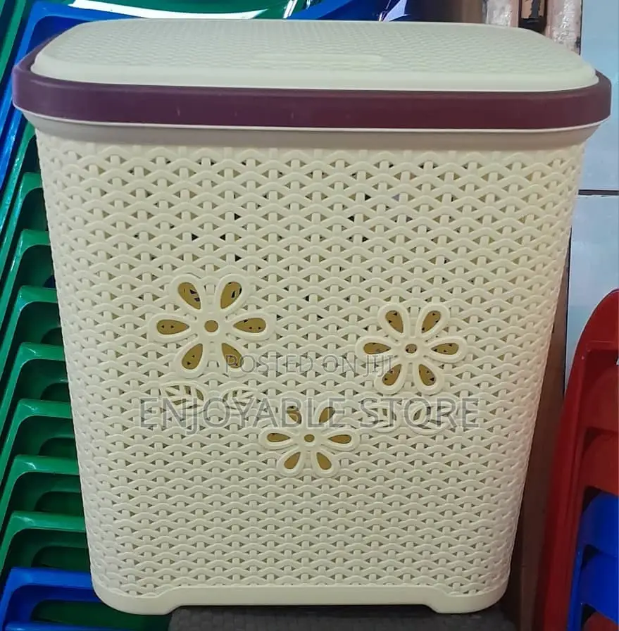 Plastic Storage Laundry Basket