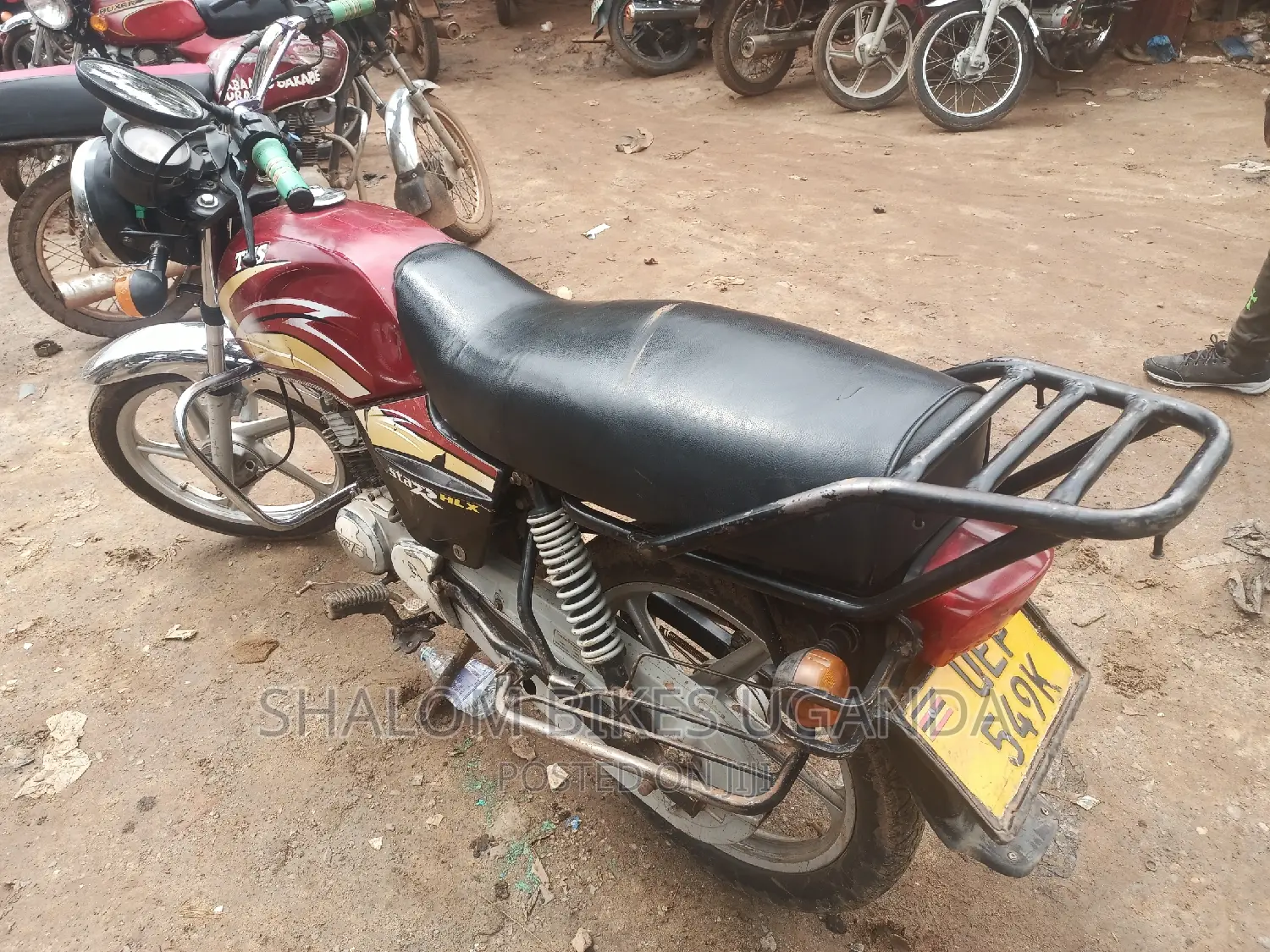 TVS XL 100 2016 Red