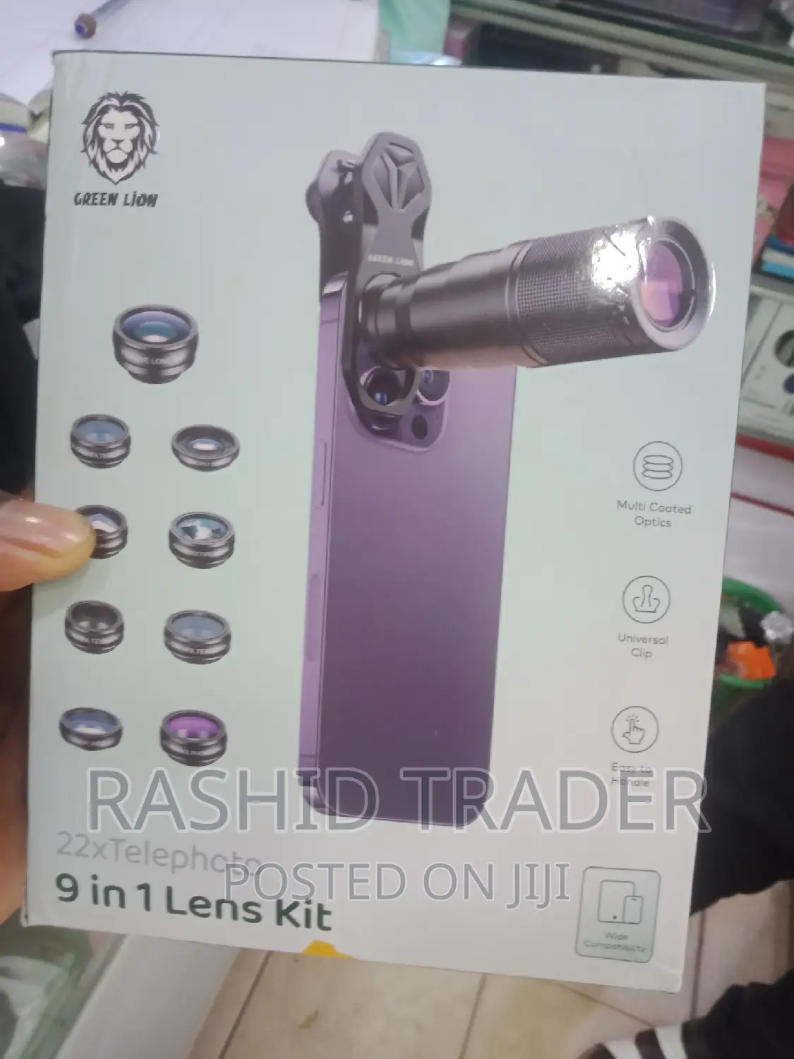 Green Lion 9 in 1 Lens Kit 22× Telephoto