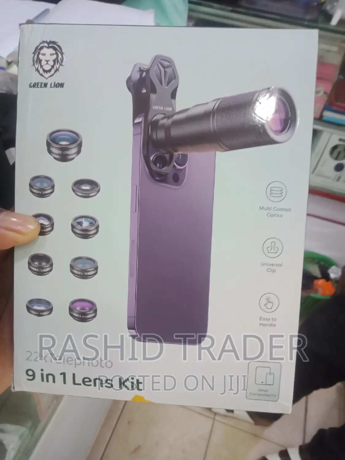Green Lion 9 in 1 Lens Kit 22× Telephoto