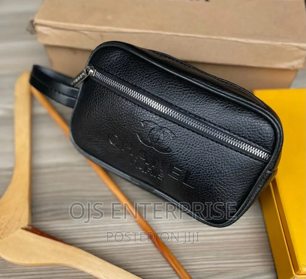 Leather Cosmetic Belt Bag